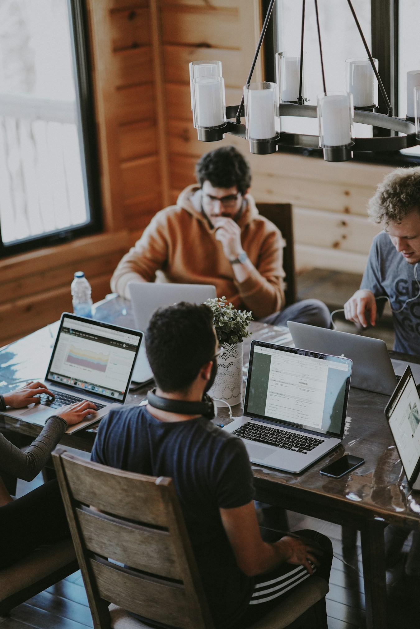 Illustrative photo of people collaborating around a table